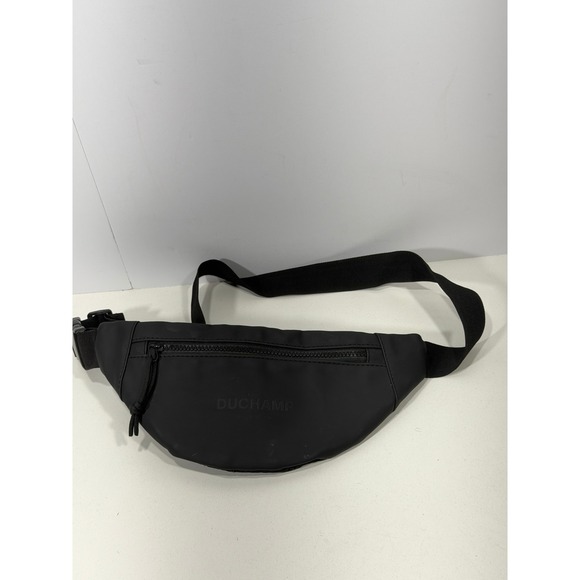 Duchamp London Other - Duchamp London Black Matte Belt Bag Fanny Pack Adjustable Mesh Back Waist Bag